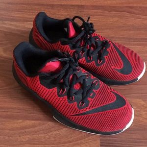 Boys Red 4 youth Nike Airmax Infuriate II